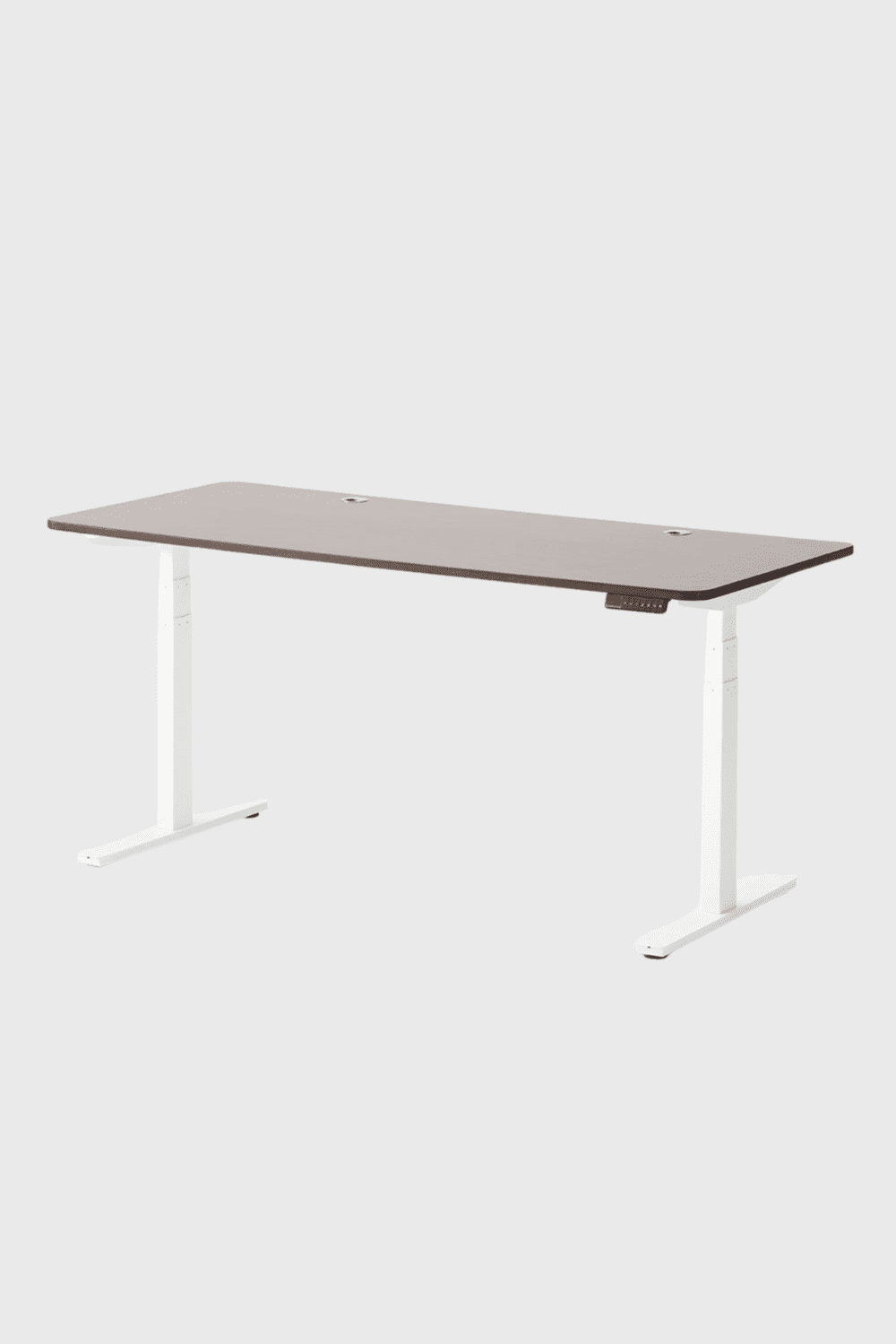 Lush Collection | Autonomous Desk Expanse Standing Desk White - Walnut