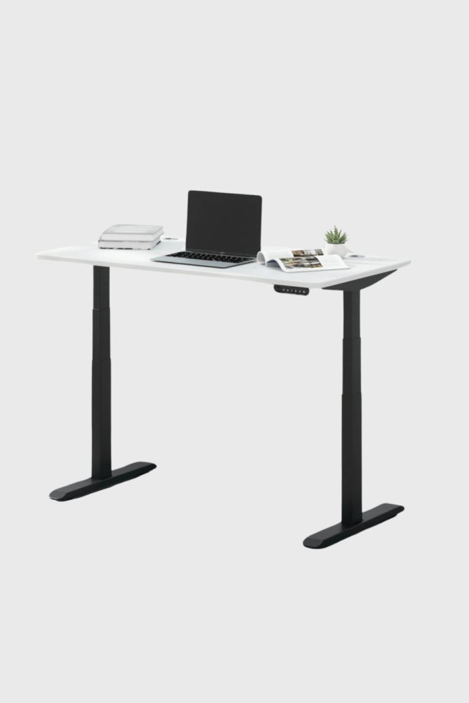 Lush Collective | Autonomous SmartDesk Connect Standing Desk - Black and White