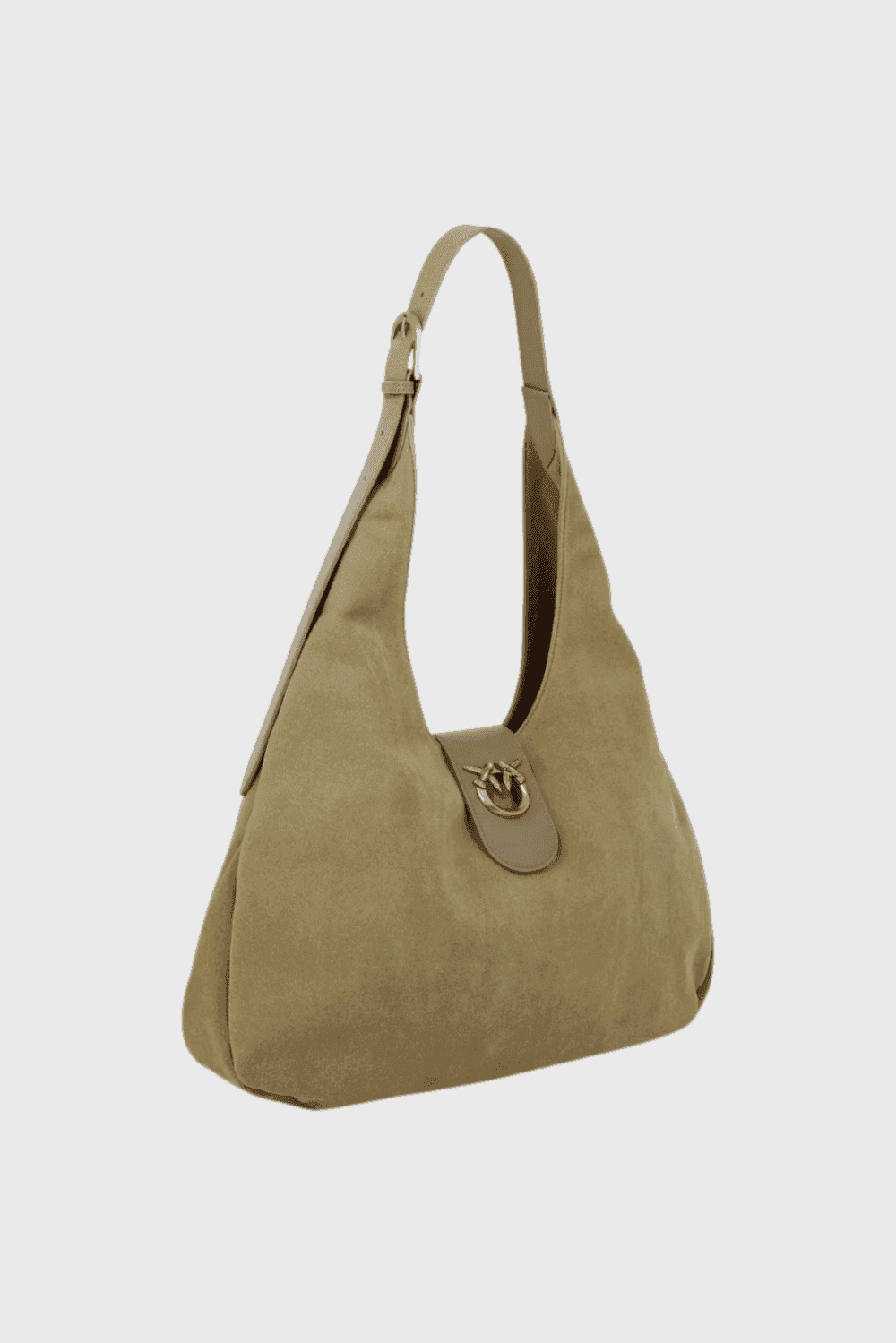 Lush Collective | Pinko Hobo Big Bag Beige Angle