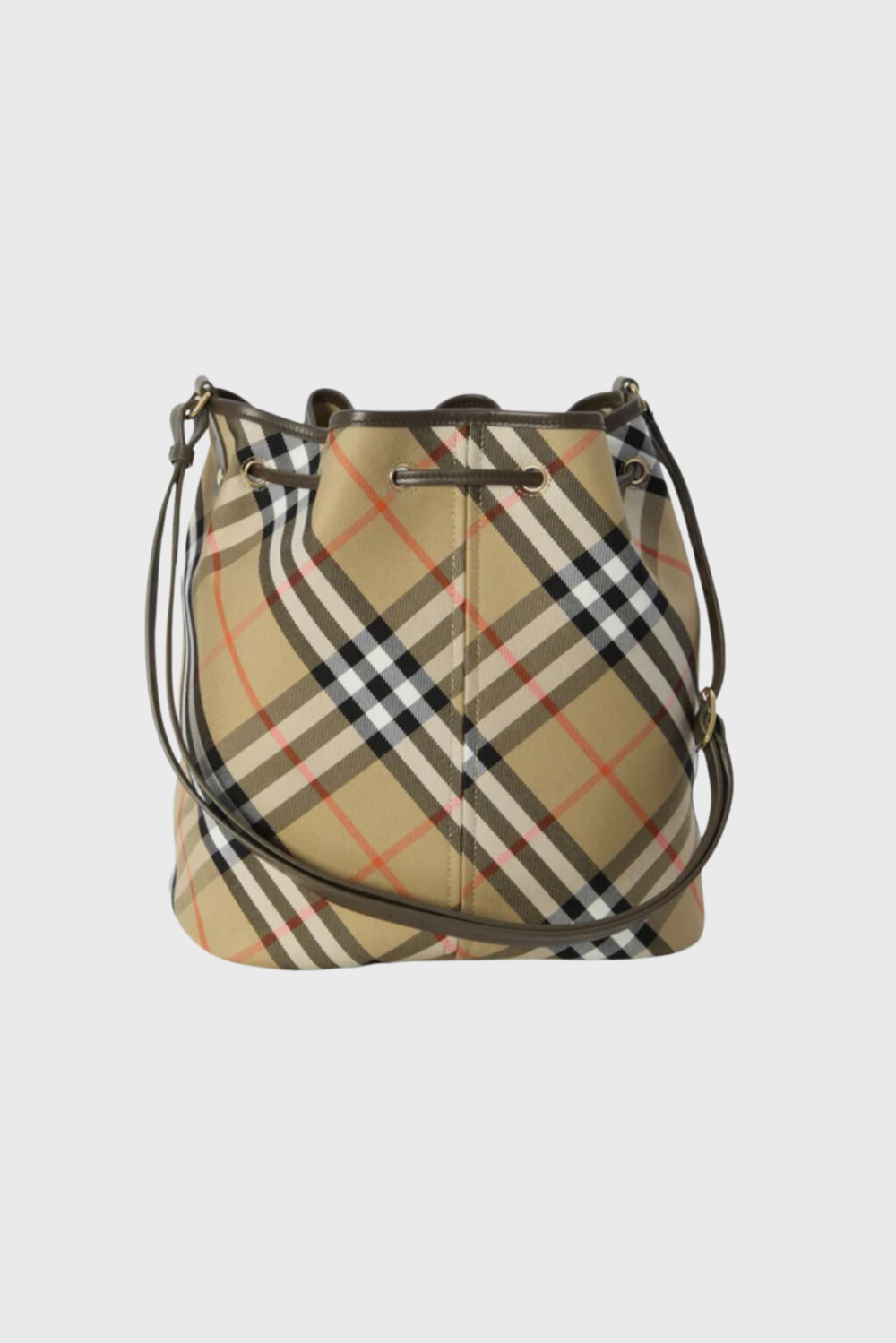 Lush Collective | Burberry Check Bucket Bag Back