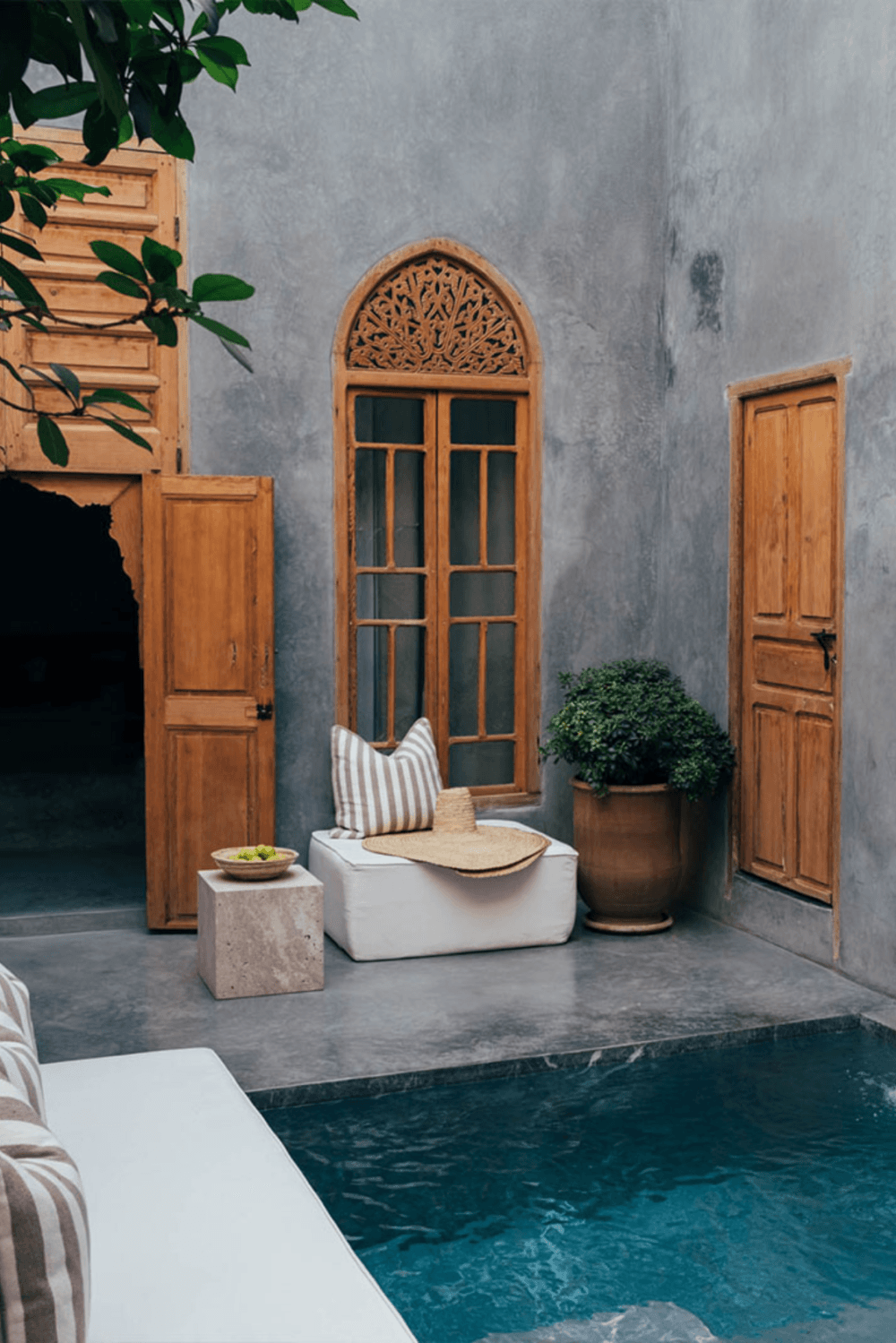 Lush Collective | Tablet Hotels Riad No. 37 Dar El Bacha N° 37 Et 37 Bis, Quartier Bab Doukkala, Marrakech, Morocco Courtyard