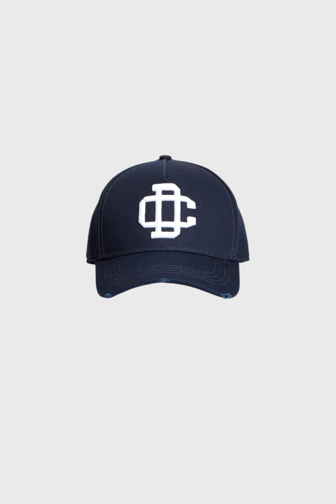 Lush Collective | DSQUARED2 DC Embroidered Logo Baseball Cap Navy