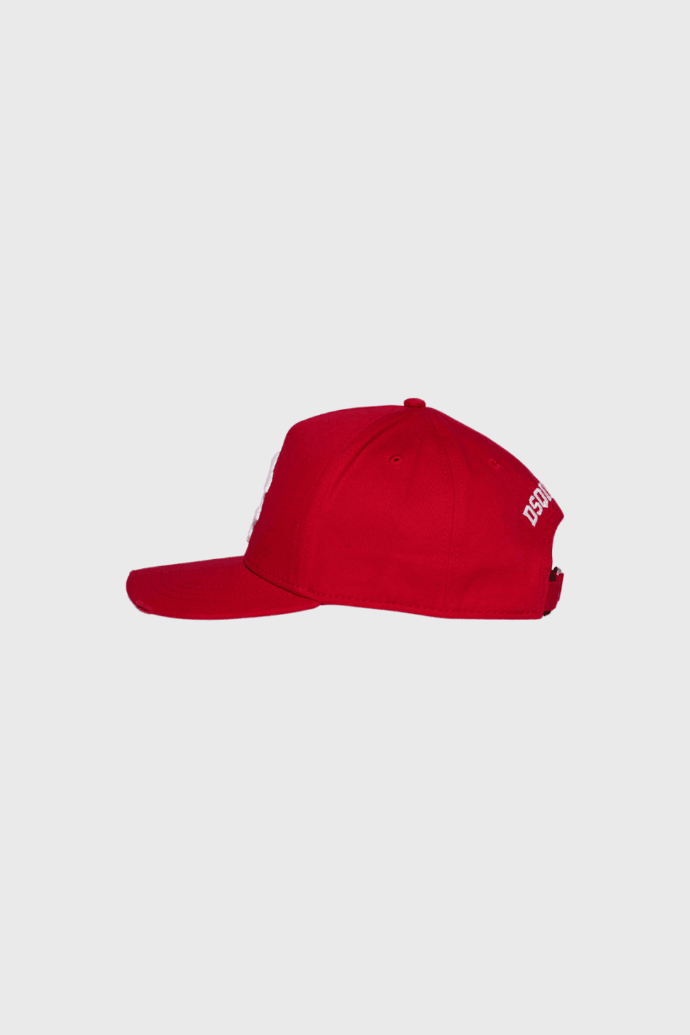 Lush Collective | DSQUARED2 DC Embroidered Logo Baseball Cap Red Side