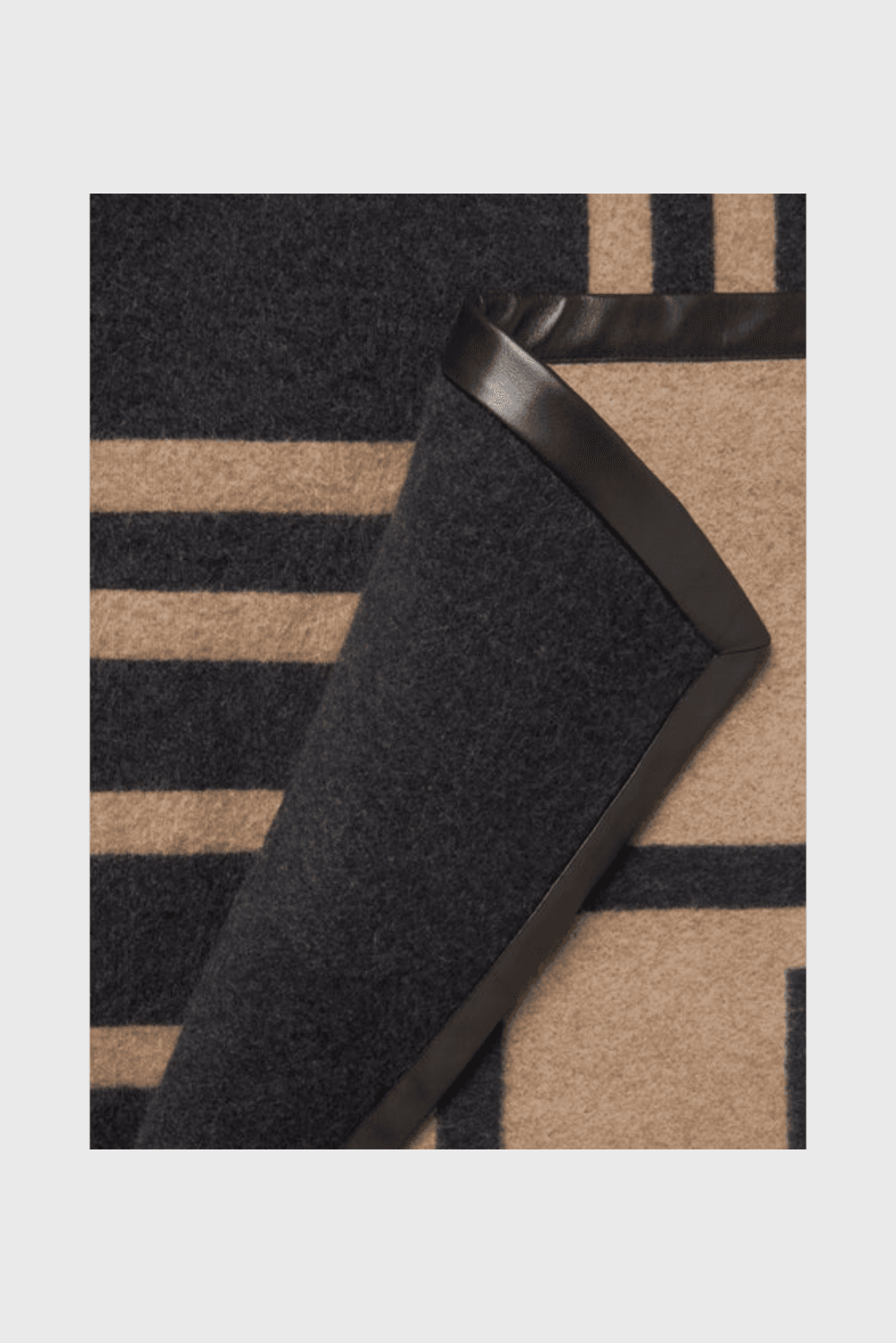Lush Collective | Four Seasons at Home Leather Trim Throw Details