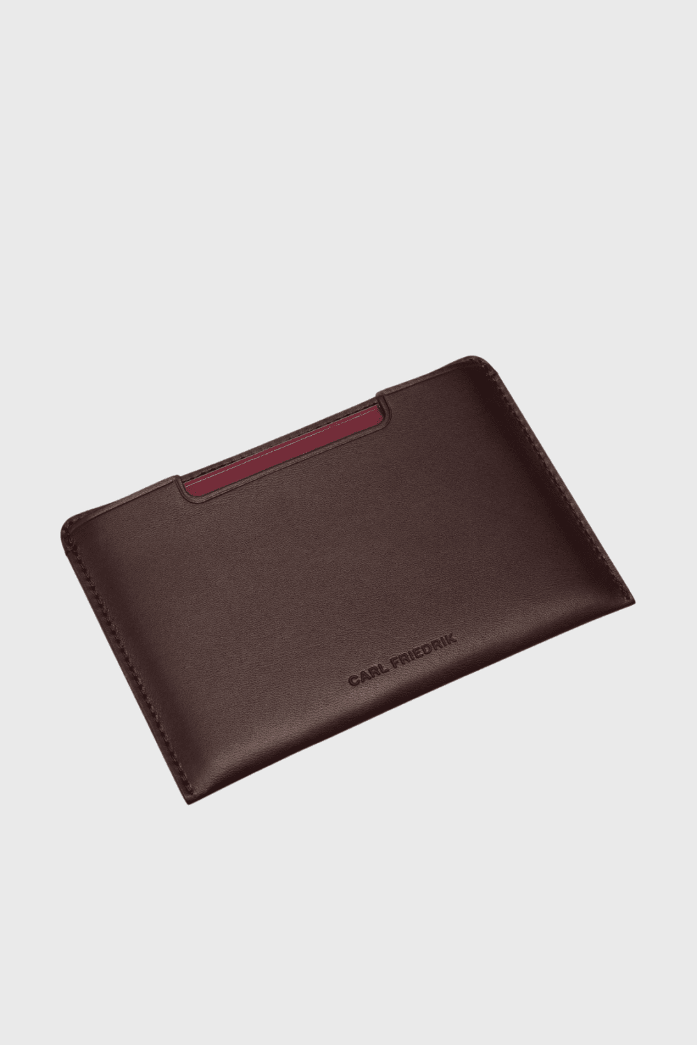 Lush Collective | Carl Friedrik Easton Leather Passport Wallet for Men Flat