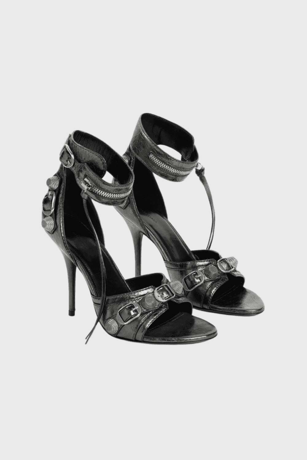 Lush Collective | Balenciaga Cagole H110 Sandals Black Pair