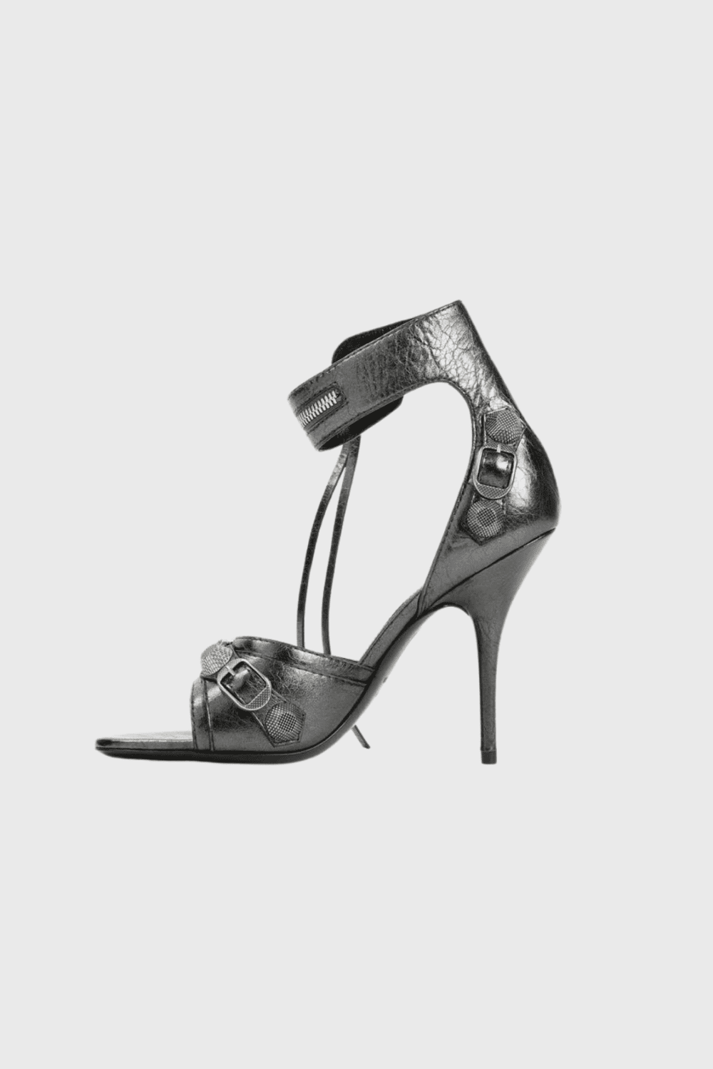 Lush Collective | Balenciaga Cagole H110 Sandals Metalic Side
