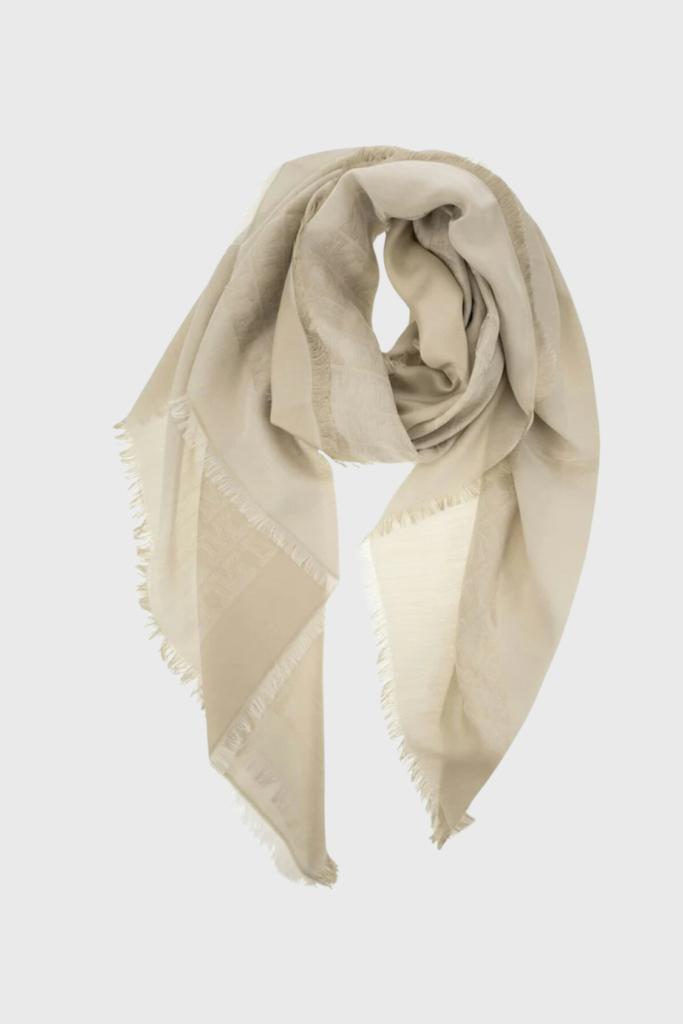 Lush Collective | MAX MARA GEODE - SILK AND COTTON JACQUARD SHAWL