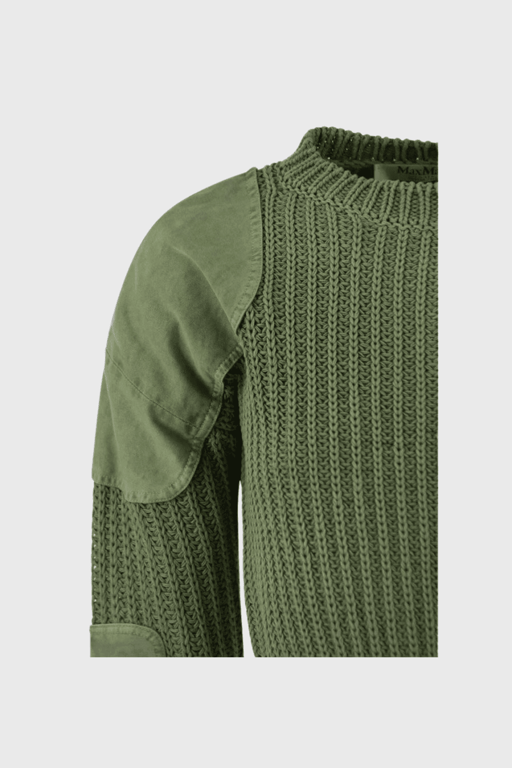 Lush Collective | Max Mara ABISSO1234 - RIBBED COTTON CROP JUMPER Detail