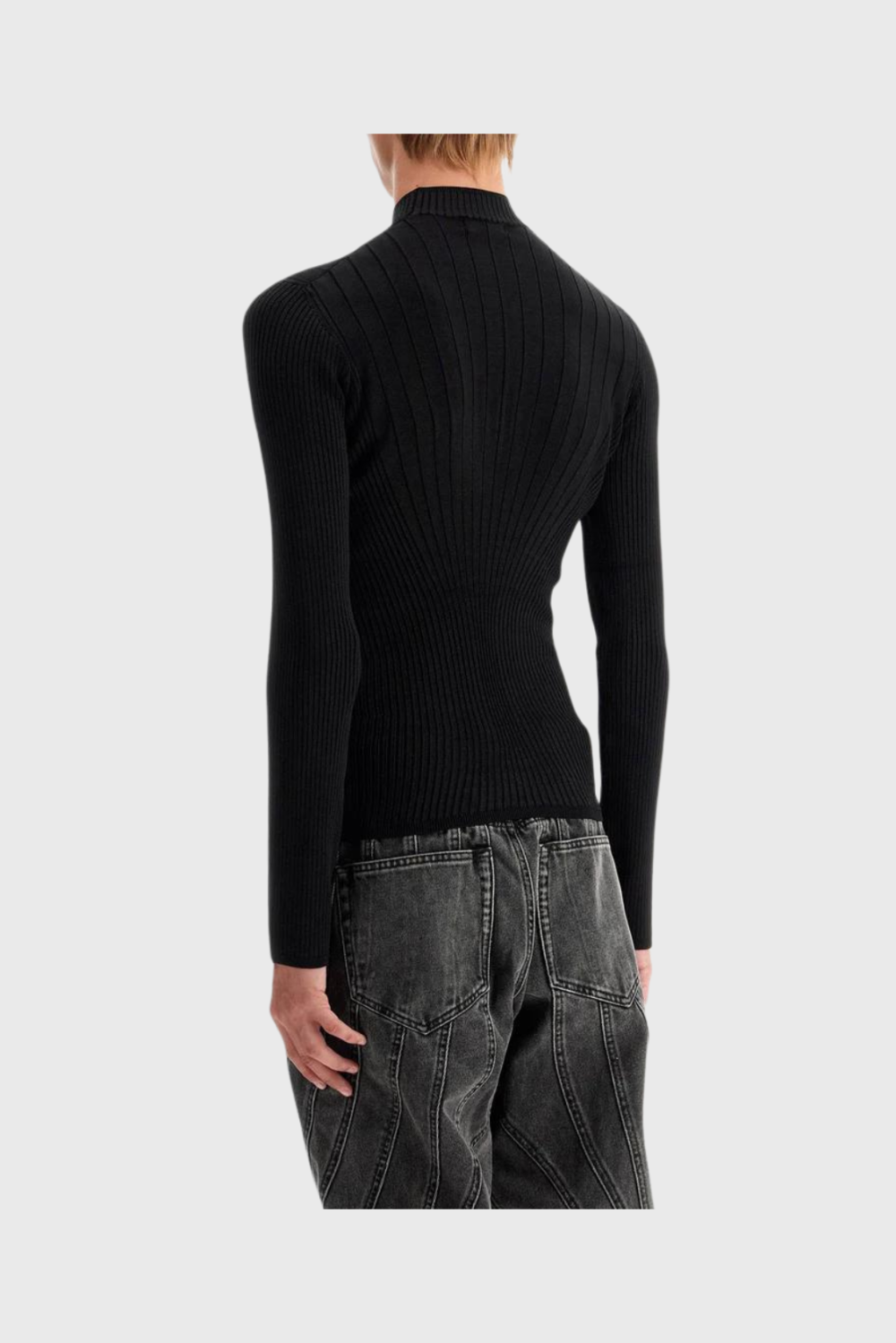 Lush Collective | Mugler Men's Fitted Long-Sleeved Top Back