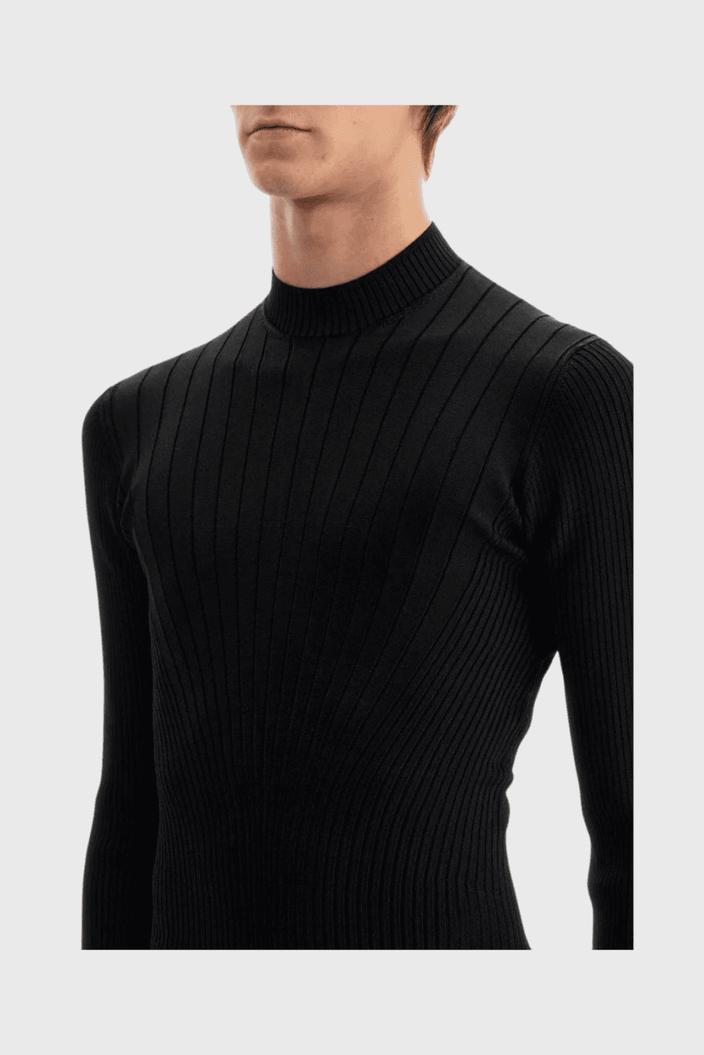 Lush Collective | Mugler Men's Fitted Long-Sleeved Top Close-up