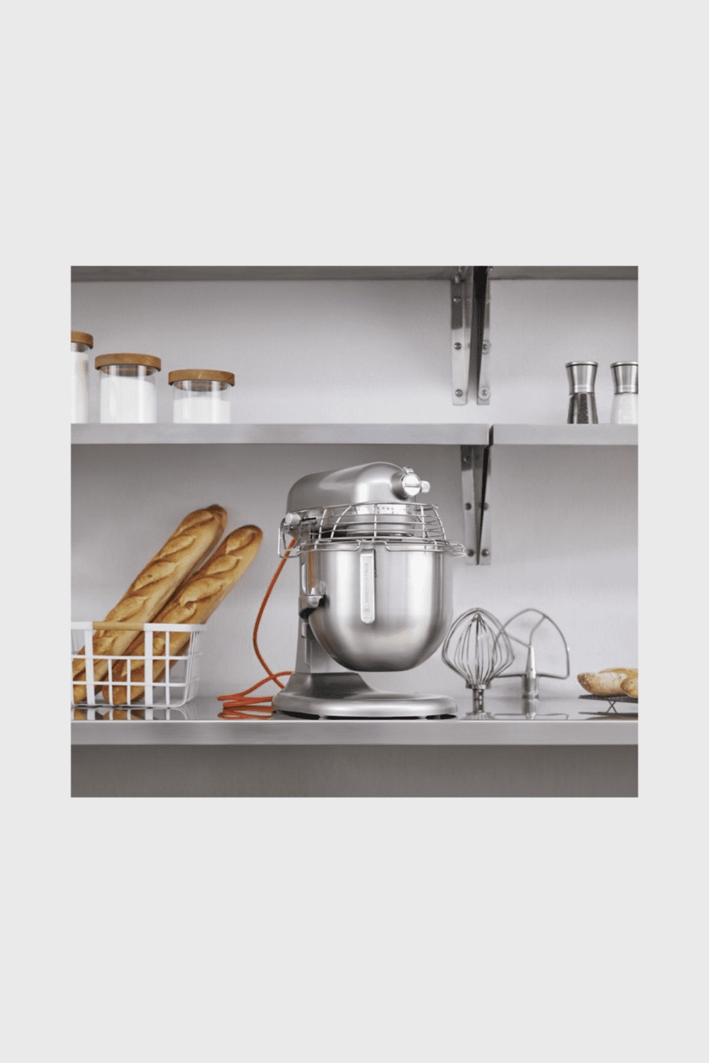 Lush Collective | KitchenAid NSF Certified® Commercial Series 8 Quart Bowl-Lift Stand Mixer with Stainless Steel Bowl Guard Commercial
