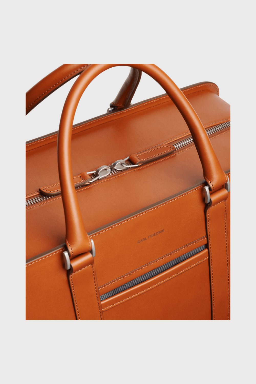 Lush Collective | Carl Friedrik Palissy Weekend Vachetta Leather Bag Detail
