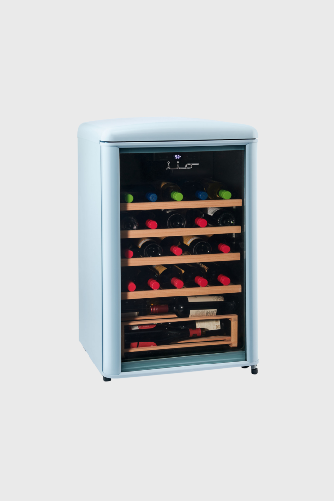 Lush Collective | iio Kitchen Wine Cooler WC1 (iFF2-WS30) 30 bottle Retro-style, single zone, free-standing wine cooler