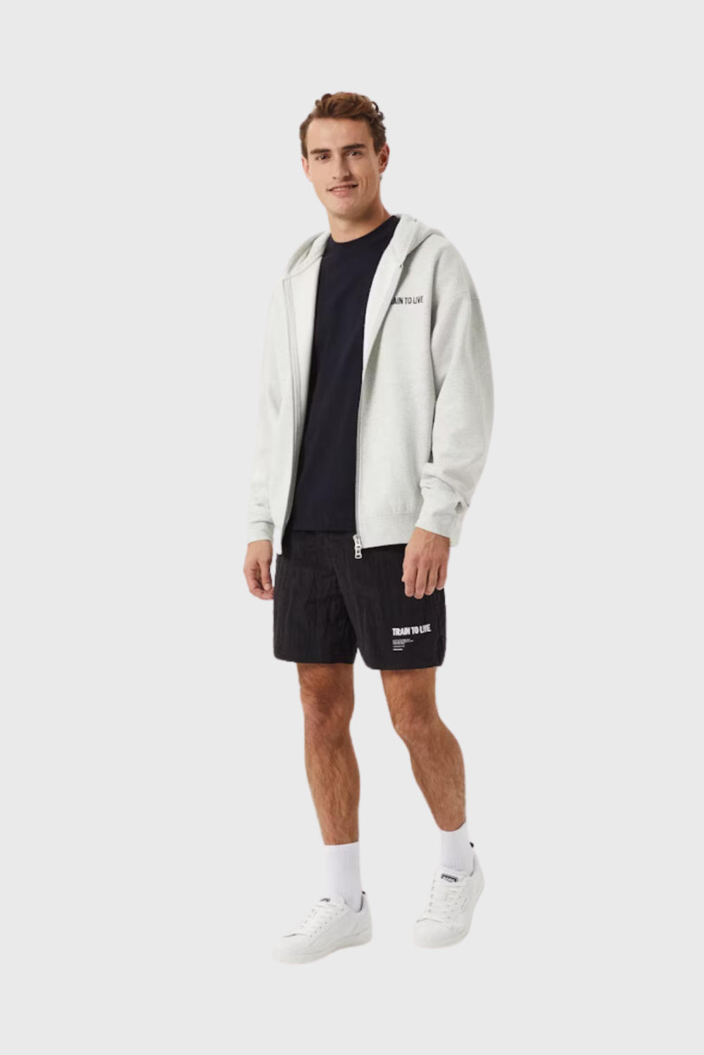 Lush Collective | Bjorn Borg Borg Oversized Zip Hoodie Model