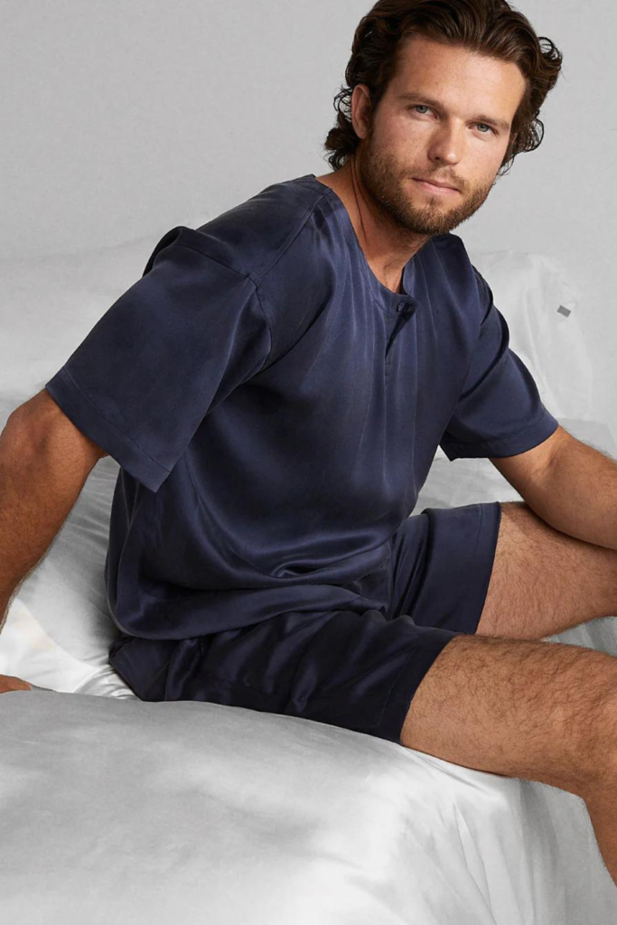 Lush Collective | Men's Washable Silk Short Set