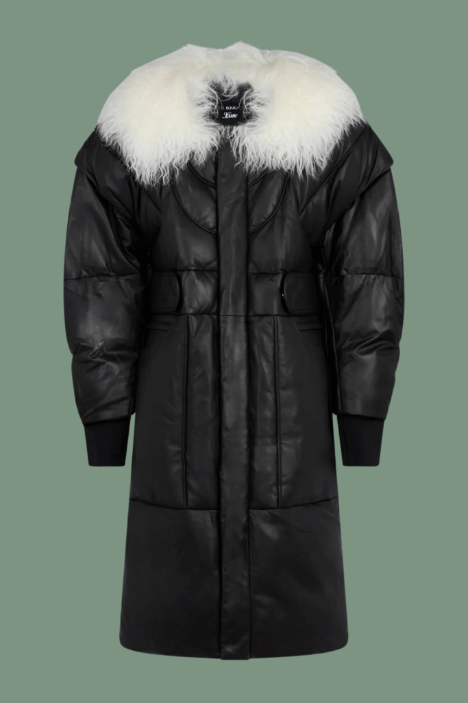 Lush Collective | LUAR UNISEX LEATHER COCOON PARKA