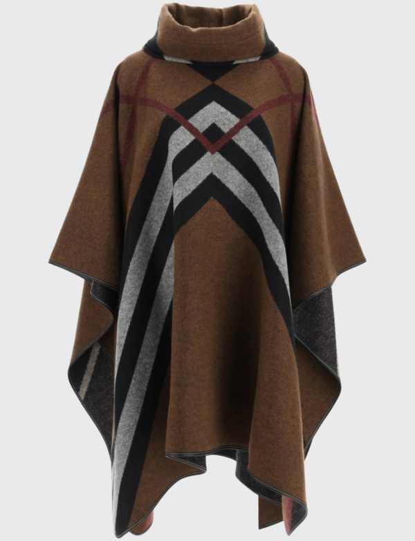 Lush Collective | BURBERRY CHEVRON CHECK PONCHO