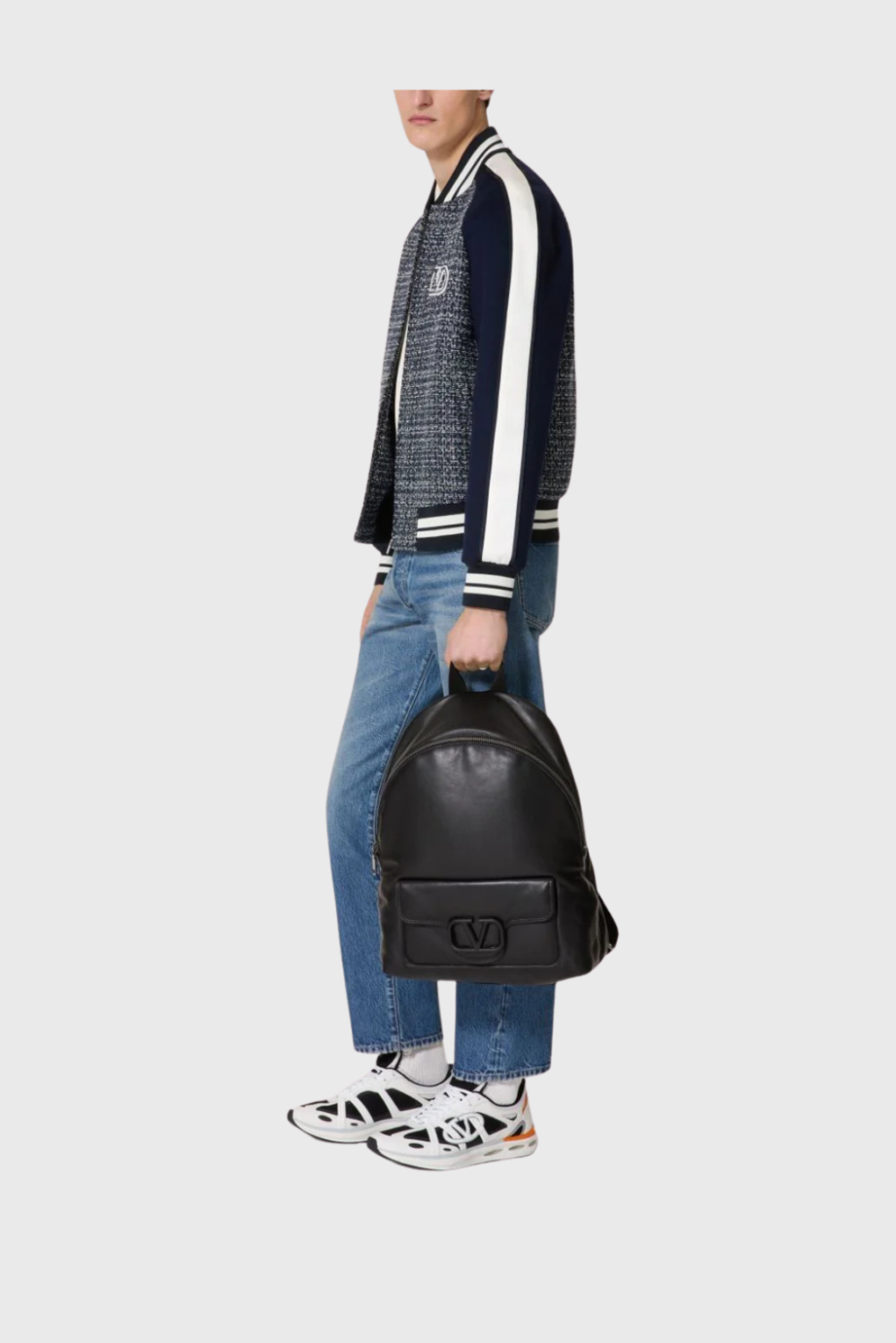 Lush Collective | VALENTINO VISCOSE BOMBER JACKET Styled