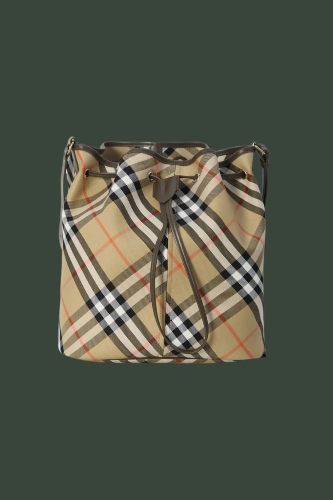 Lush Collective | Burberry Check Bucket Bag Holiday Gift Guide