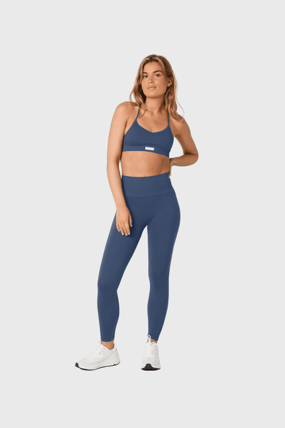 Lush Collective | Björn Borg Studio Seamless Ribbed Tights Nightshadow Blue
