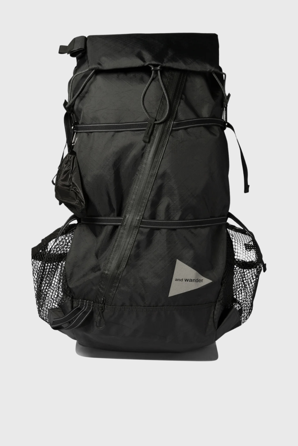 Lush Collective | And Wander Black ECOPAK 40L Backpack