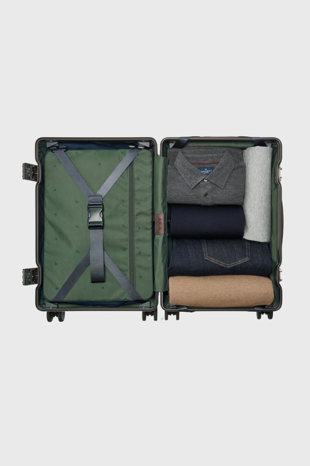 Lush Collective | Carl Friedrik Carry-on Suitcase Open