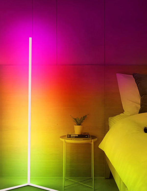 Lush Collective | Ozarke Minimalist LED Corner Floor Lamp Color