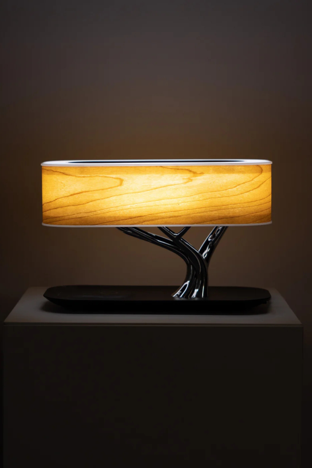 Lush Collective | Ozarke Hometree Table Lamp with Speaker & Wireless Charger