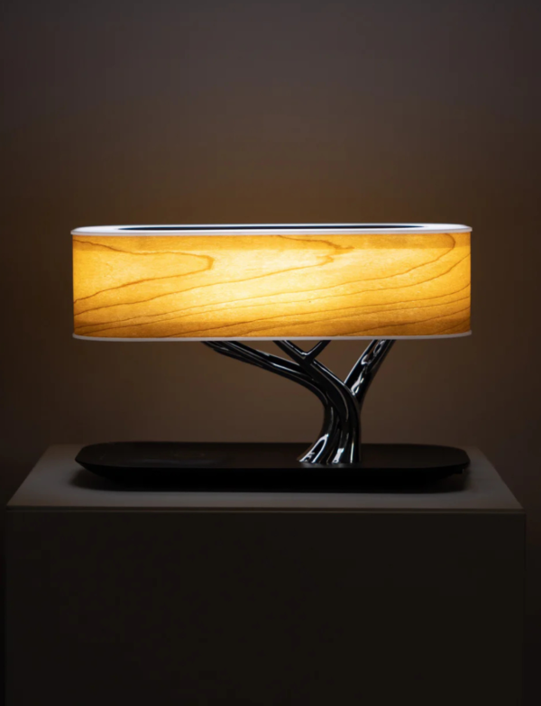 Lush Collective | Ozarke Hometree Table Lamp with Speaker & Wireless Charger