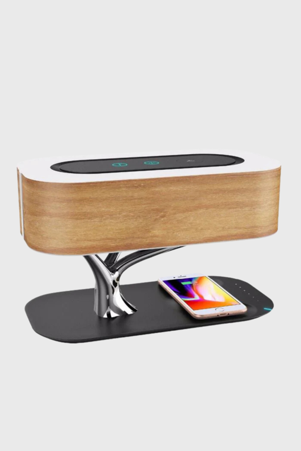 Lush Collective | Ozarke Hometree Table Lamp with Speaker & Wireless Charger iPhone