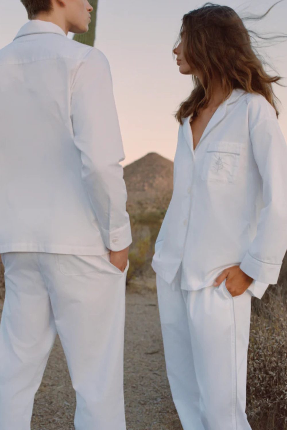 Lush Collective | Four Seasons at Home Women's Hotel Pajama Set Couple