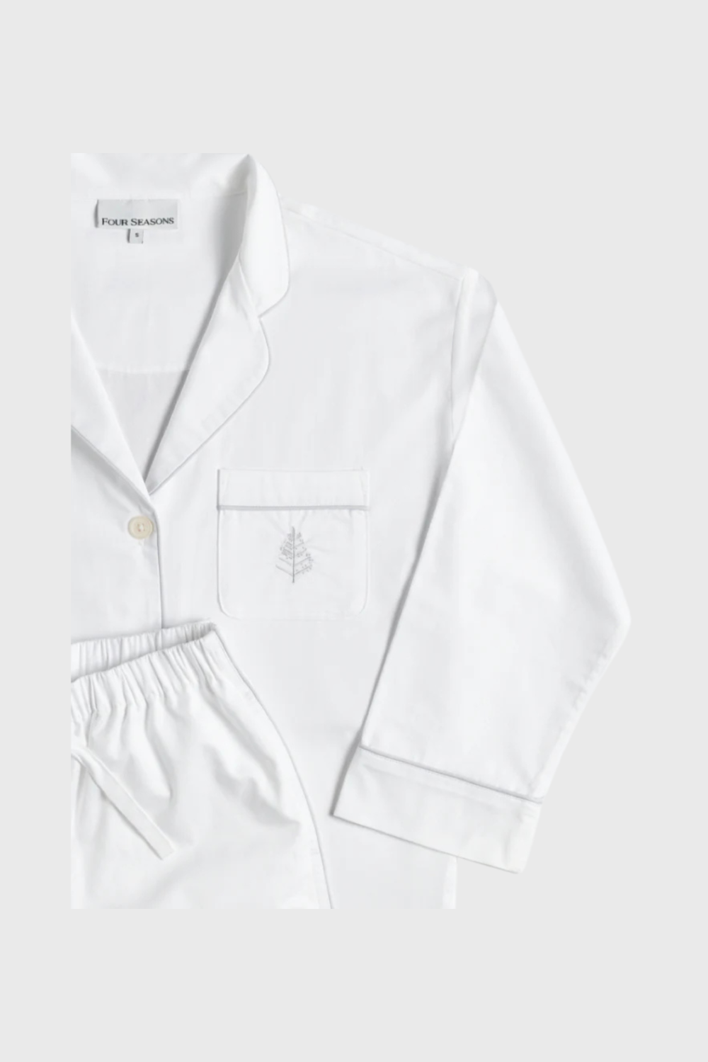 Lush Collective | Four Seasons at Home Women's Hotel Pajama Set Detail
