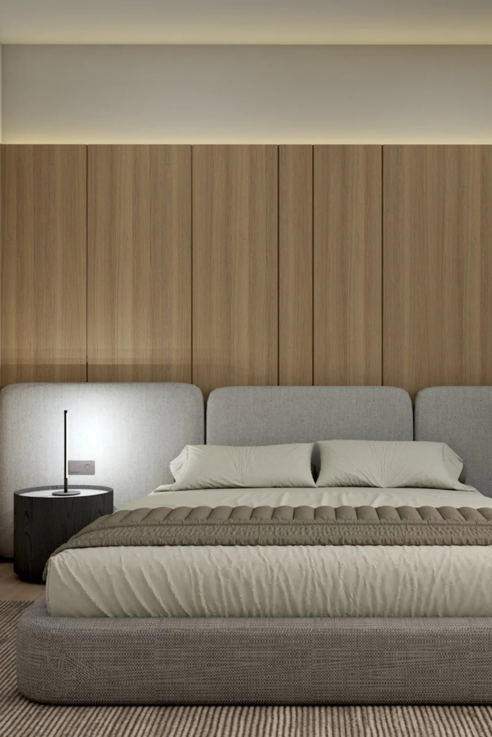 Lush Collective | Ozarke Minimalist RGB LED Table Lamp Bedroom