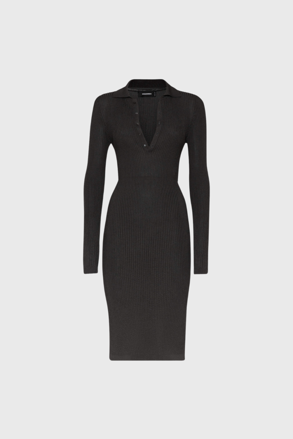Lush Collective | DSQUARED2 Knit Polo Dress - Front