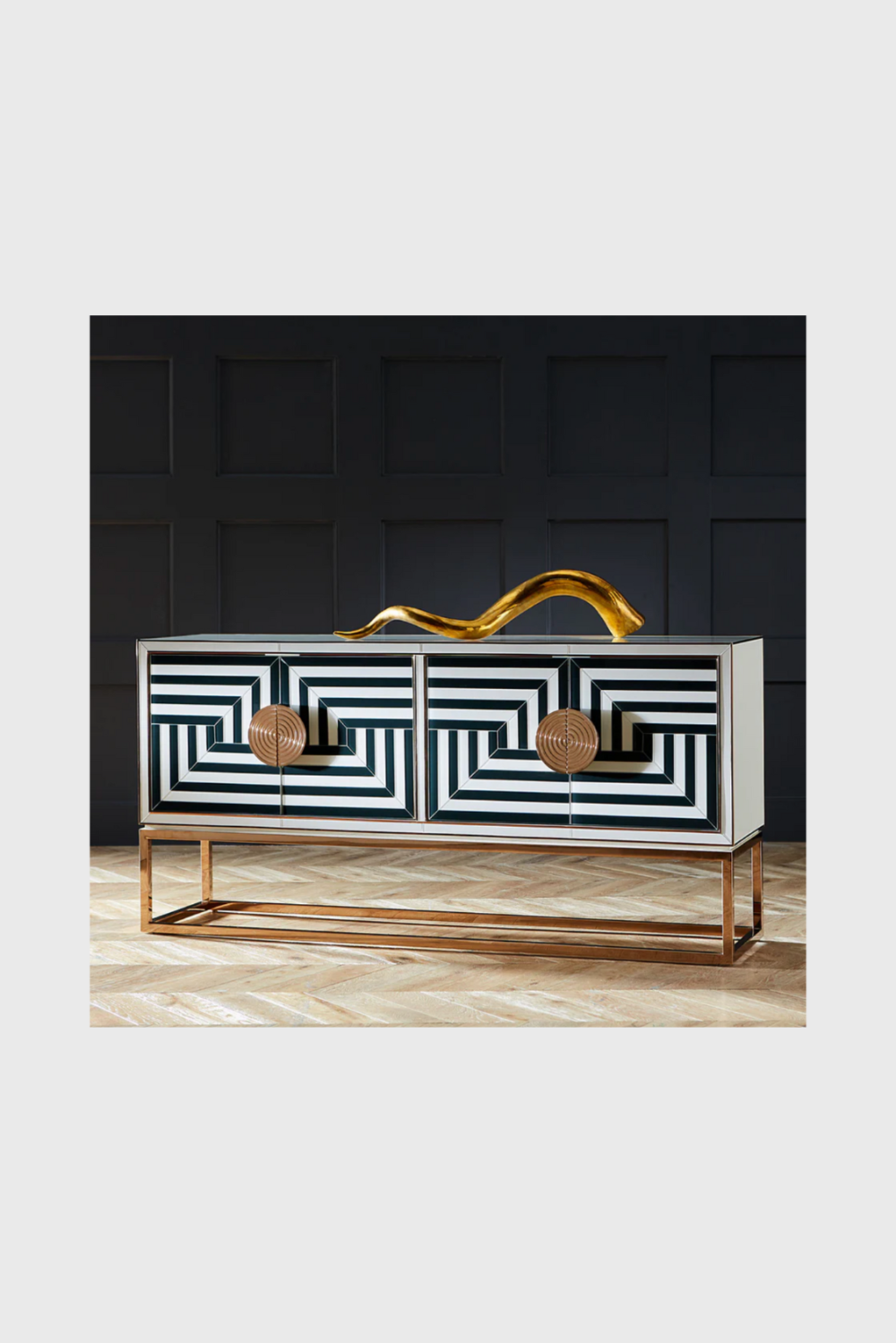 Lush Collective | Jonathan Adler Credenza Op Art 64" - Style