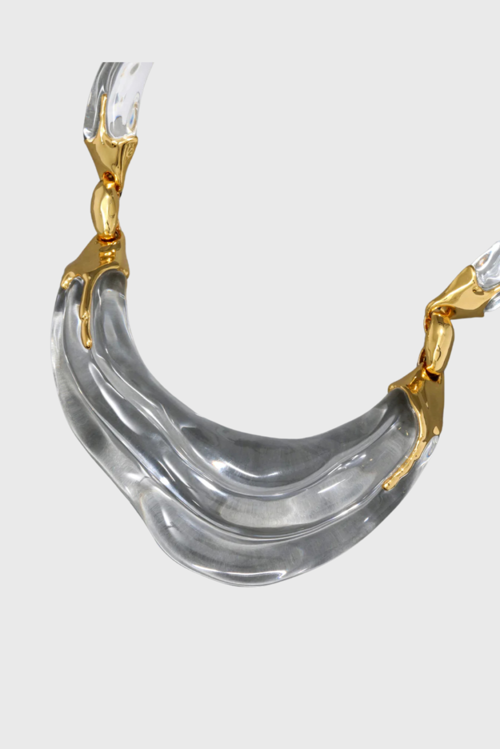 Lush Collective | Alexis Bittar Liquid Lucite Ripple Collar Close-up