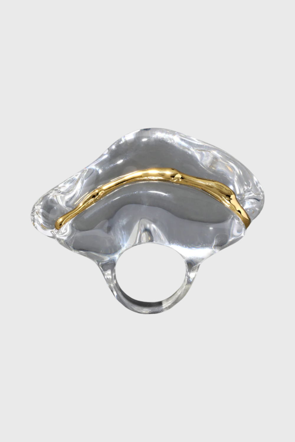 Lush Collective | Alexis Bittar Liquid Lucite Wave Ring Side