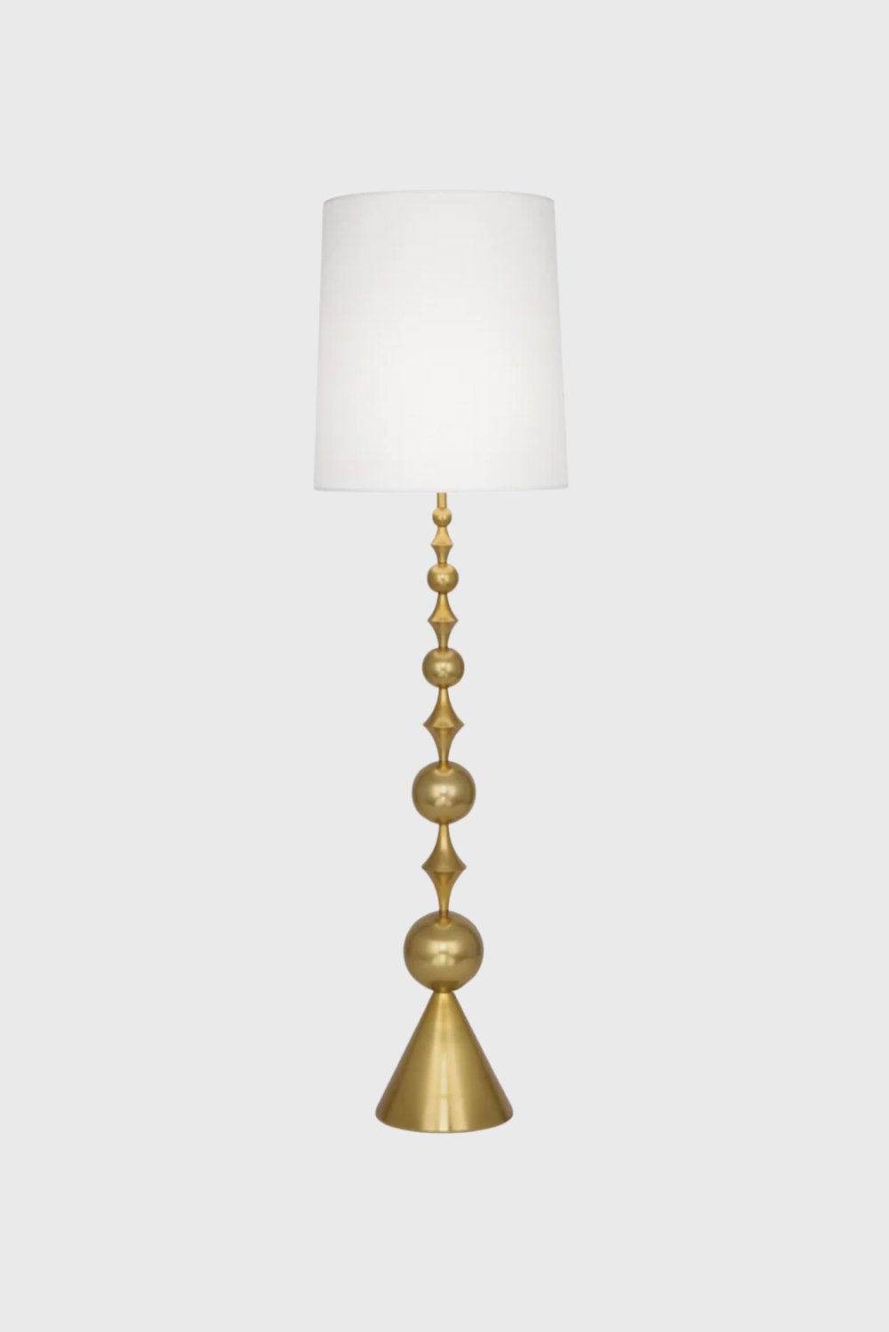 Lush Collective | Jonathan Adler Harlequin Floor Lamp in Brass