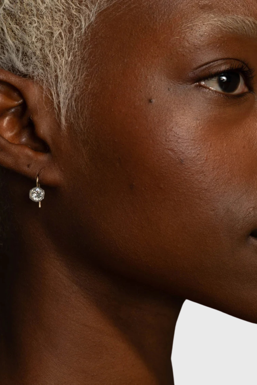 Lush Collective | Alexis Bittar Sterling Silver & 14k Gold Petite Cut Luminous Crystal Wire Earring Stylish