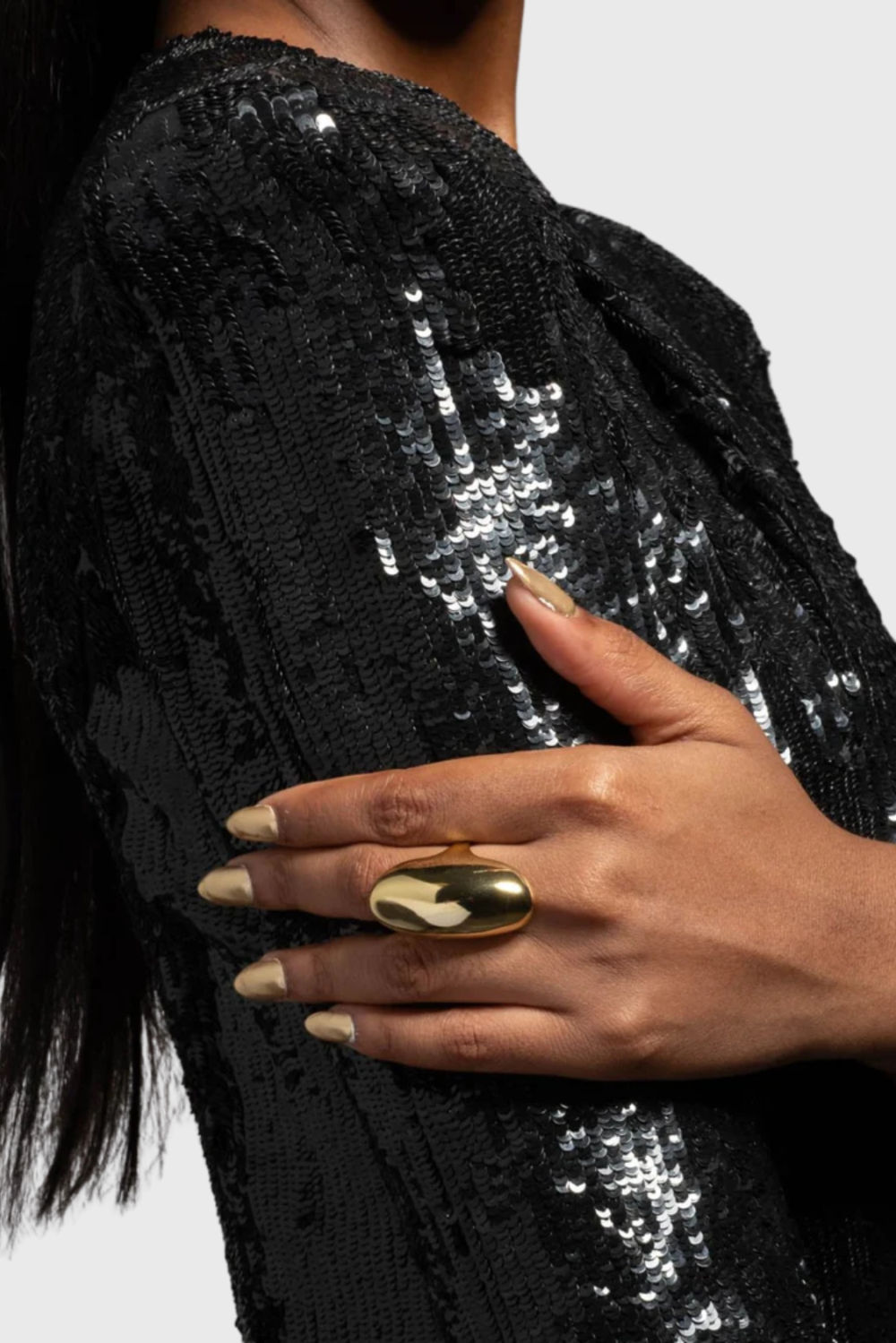 Lush Collective | Alexis Bittar Molten Gold Knuckle Ring Gold