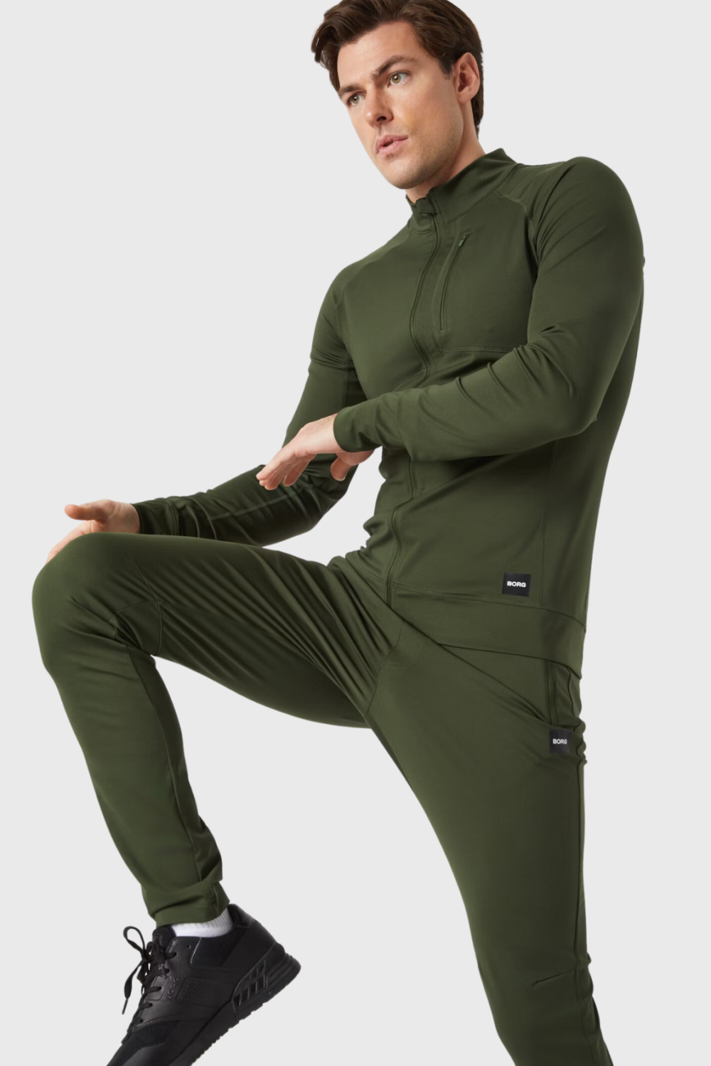 Lush Collective | Bjorn Borg Training Midlayer Jacket for Men in Duffel Bag