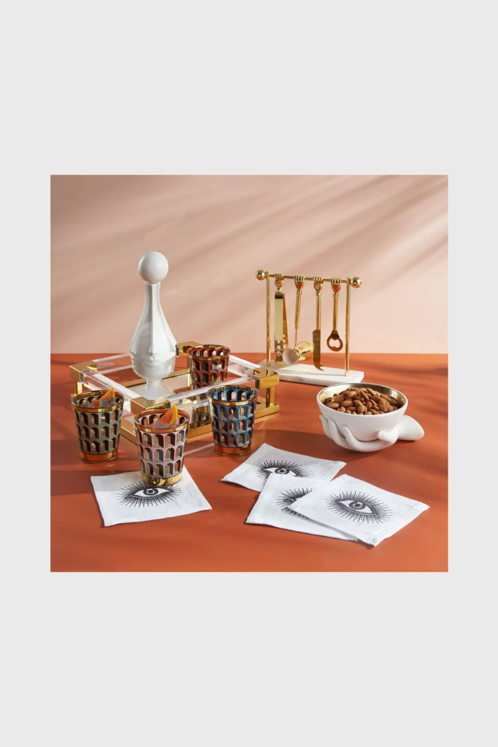 Lush Collective | Jonathan Adler Barbell Barware Set - Barware