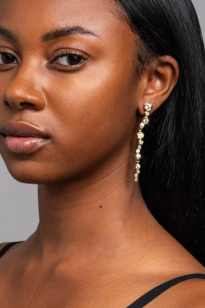 Lush Collective | Asterales Gold Cascading Earrings