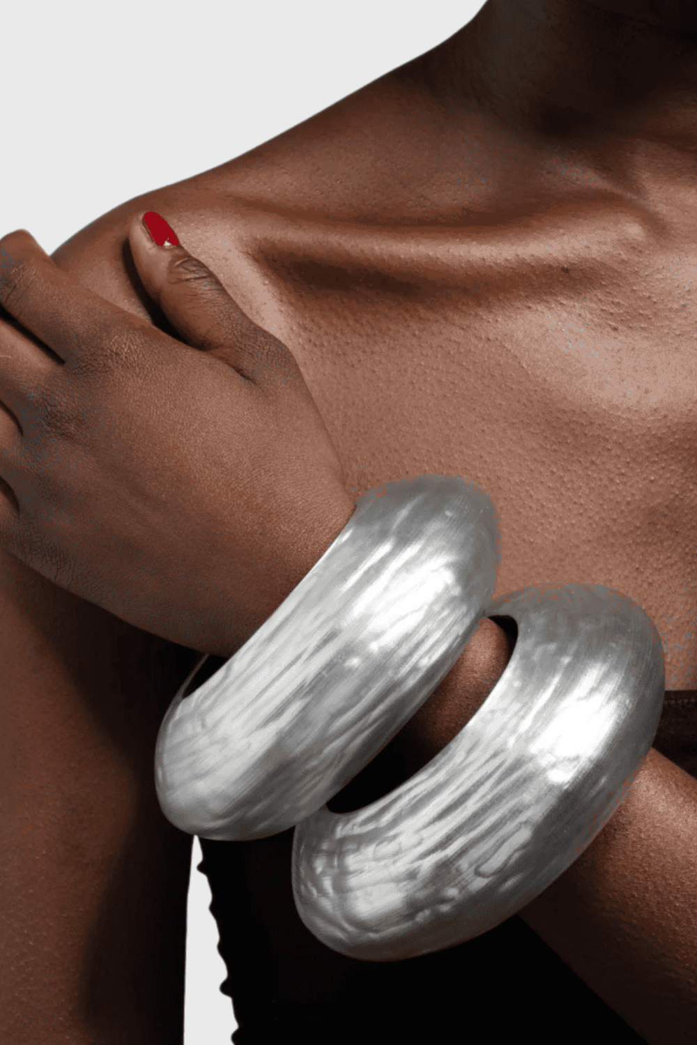 Lush Collective | Alexis Bittar Puffy Lucite Bangle Bracelet - Pewter