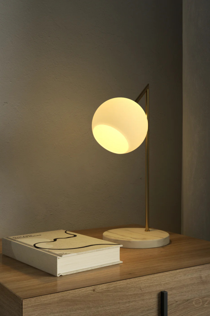 Lush Collective | Ozarke Table Lamps - Serenity Marble Table Lamp