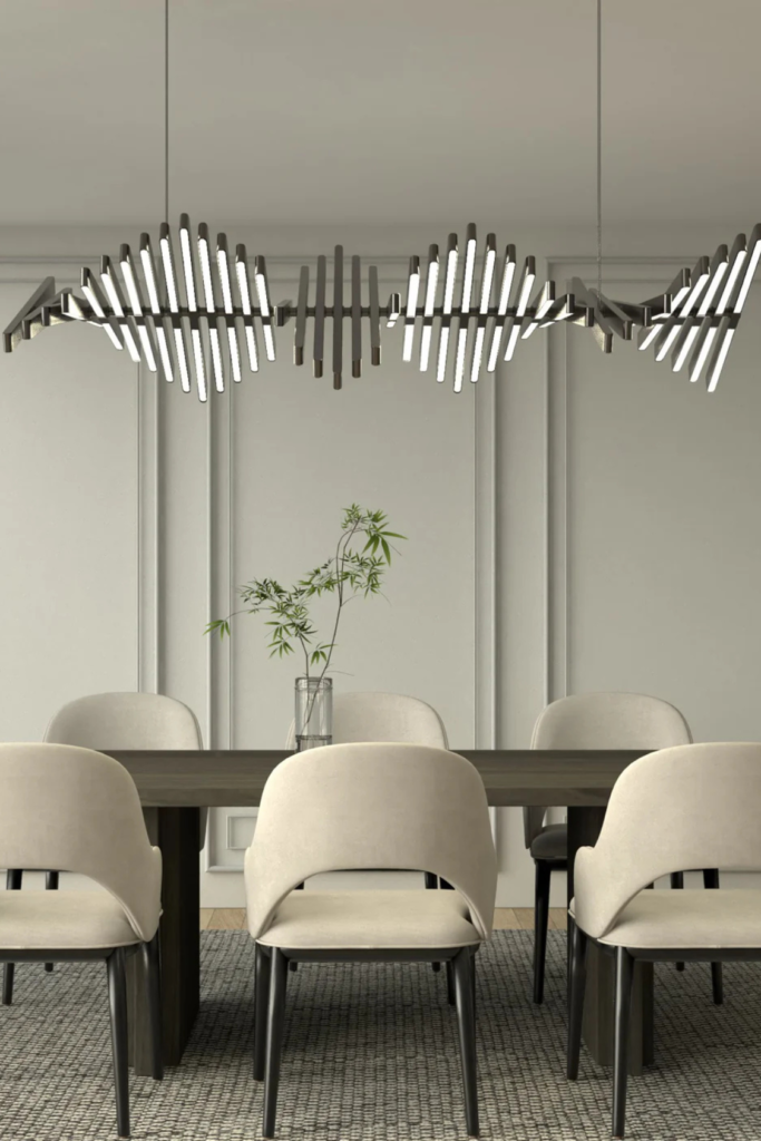 Lush Collective | Ozarke Lighting - Nordic Modern Adjustable Chandelier