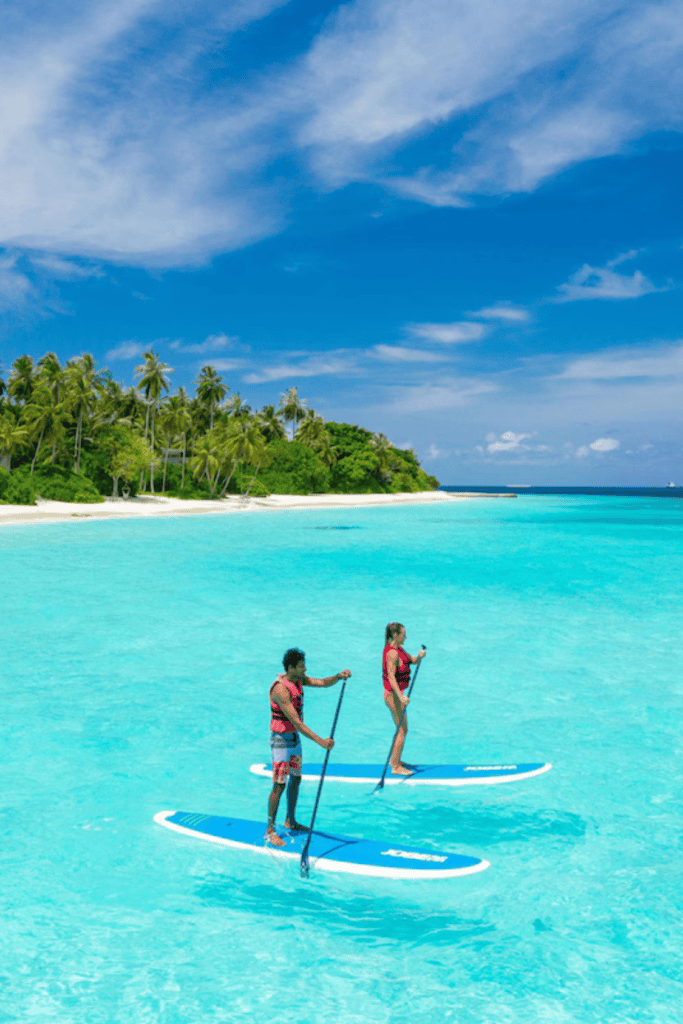 Lush Collective | Amilla Maldives Paddleboarding