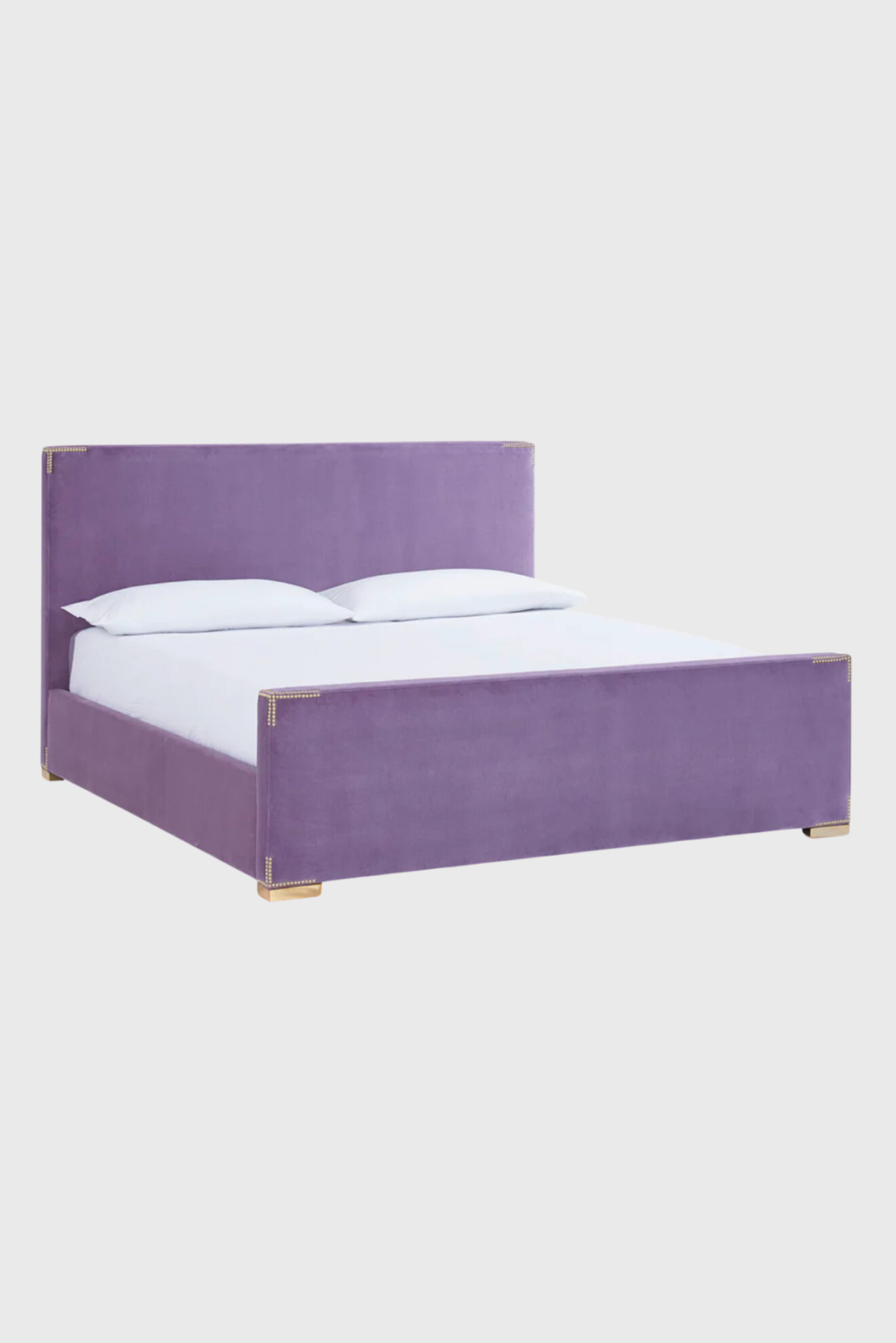 Lush Collective | Jonathan Adler Connery King Bed in Venice Amethyst