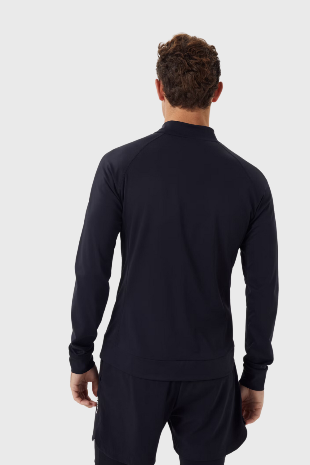 Lush Collective | Bjorn Borg Training Midlayer Jacket for Men - Black Beauty